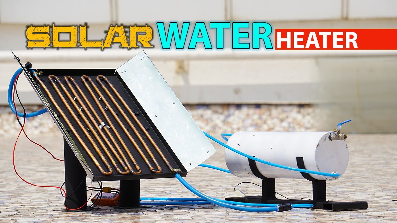 DIY 20 Liter Solar Water Heater for Rooftop | DIY Solar Project Ideas