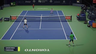 TIEBREAK - Update 1.0.3620 - Djokovic/Murray vs Federer/Nadal - PC Gameplay