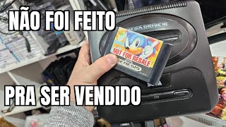 Sonic not for resale para mega drive 