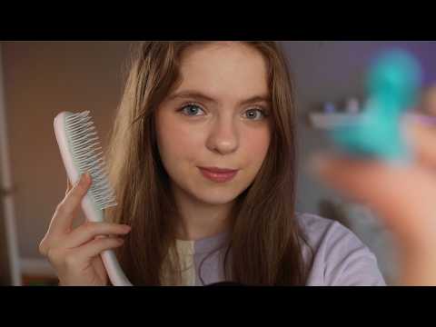 ASMR FAST & AGGRESSIVE Haircut, Hair Clipping, Curling and Styling Roleplay