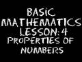 Exploring Properties of Numbers in Basic Math