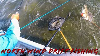 NORTH WIND Drift Fishing Lots of Reds!