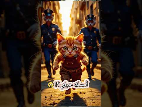 القط الفقير وعصابة اللصوص: هل هو السارق الحقيقي؟ 🐾😱