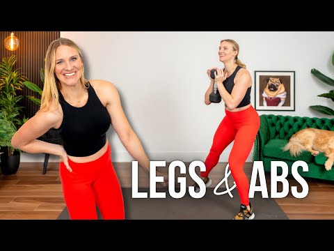 30 min. Legs & Abs Strength Workout