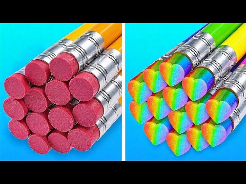 DIY SCHOOL SUPPLIES | Amazing School Hacks You Need to Try by 123 GO! Genius