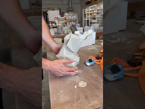 Part 2 of the elephant. Casting glazing and firing! They are on the shop now. Hammerlyceramics.com