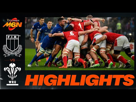 ITALY v WALES | 2025 GUINNESS MEN'S SIX NATIONS | RUGBY HIGHLIGHTS