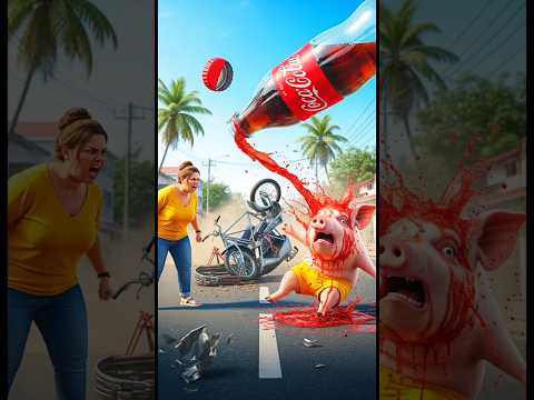 কোকা কোকা খাইতে চাইলে জোরে চালা #veo3 #comedy #funny #tiktok #ai #aicontent #ytshorts #shortsfeed