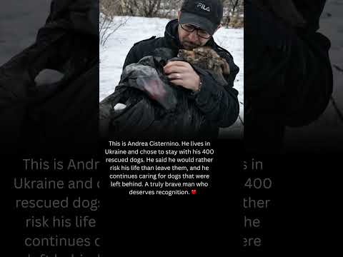 He Refused to Leave His 400 Dogs