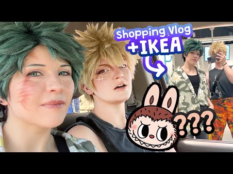Labubu Hunting with BakuDeku?? | Cosplay In PUBLIC | My Hero Academia