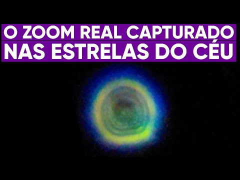 Telescópio grava estrela em tempo real