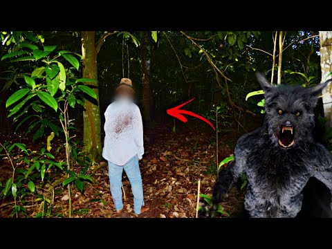 HOMEM SE TRANSFORMA EM LOBISOMEM NO MEIO DA FLORESTA!