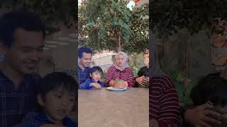 Mukbang Cake Birthday Oom Check !! #shorts #mukbang