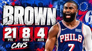 Jaylen Brown 21 pts 8 rebs 4 asts vs Cavs 26/27 season