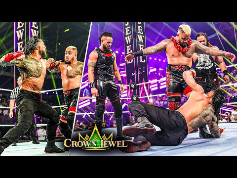 WWE Crown Jewel 2024 Highlights The Bloodline Vs Roman Reigns and The Usos