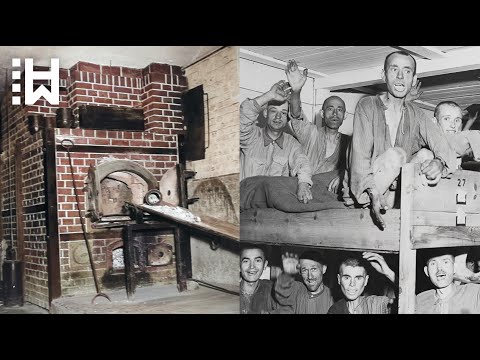 Massacre of 52 Nazi collaborators & 1 guard who was 'roasted alive' in crematorium oven at Ebensee