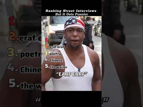 Ranking street interview but it gets funnier every second 💀#RankingPeople #StreetContent