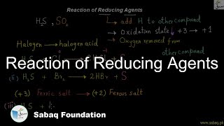 Reaction of Reducing Agents