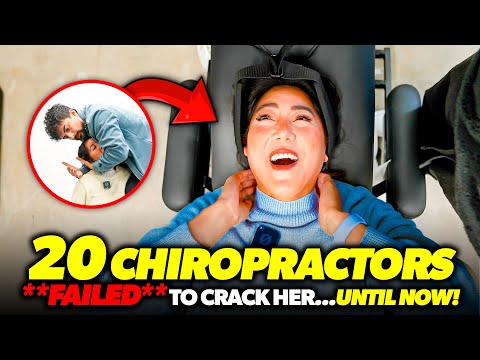 20 CHIROPRACTORS **FAILED** TO CRACK HER! 😱🤯 | Asmr Chiropractic Back Pain Relief | Dr Avram