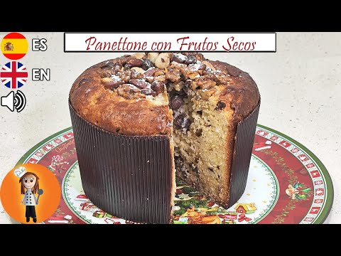 Panettone con Frutos Secos | Receta de Cocina en Familia