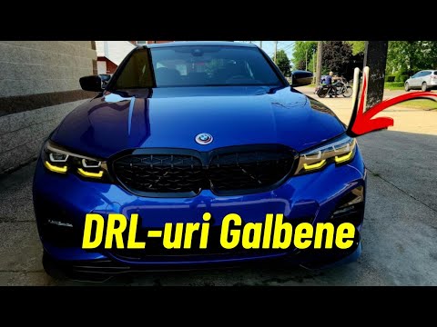 1 An cu BMW-ul meu 330e  - YELLOW DRLS