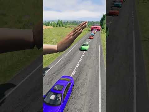 Colorful Small to Giant Cars vs Massive Slap #18