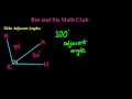 Adjacent Angles and Their Properties
