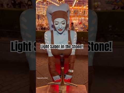 Pulled the light Saber from the Stone! #viralshort #foryou #starwars #starwarsnite #darthtalon