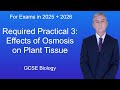Osmosis and Percentage Change Concepts