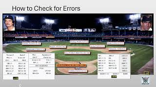 Statis Pro 4th Edition and Digital Diamond (Error Check and Rare Play Checks)