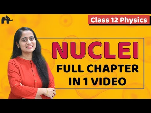 Nuclei Class 12 Physics | NCERT Chapter 13 | CBSE NEET JEE | One Shot