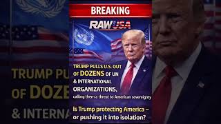 Trump vs UN — America First or Alone?#trump #trumpnews #usa #shorts