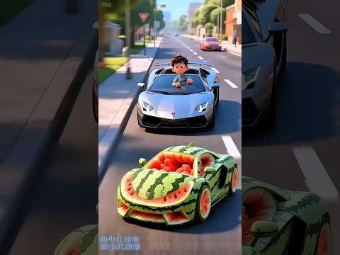 سيارة البطيخ العجيبة 🍉🚗