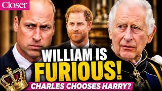 Prince William FURIOUS? Charles Refuses to Abdicate & Reconnects With Harry
