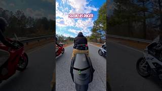 Suzuki Gsxr 1000r vs Ducati v4 Panigale