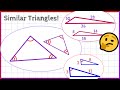 Exploring Similarity Theorems in Triangles