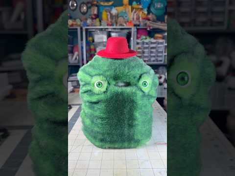 Squishy Green Fuzzy Blob
