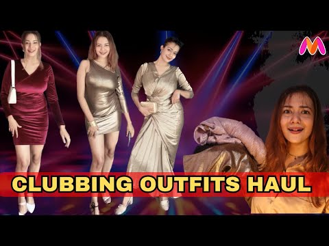 Clubbing Dresses Haul ft. @charchitasarma | Affordable Party Outfits | Trendy Satin Dresses | Myntra