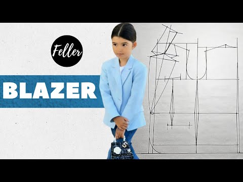 Cómo Hacer el Patrón de un Blazer para Niña |  Paso a Paso