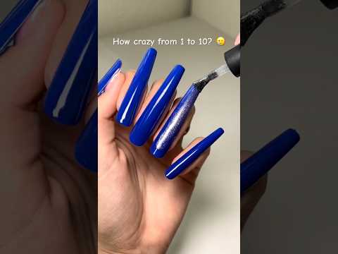How crazy from 1 to 10? ๐ฅฒ #nailart #nails #naildesign #nailextension #nailpolish #nailtutorial