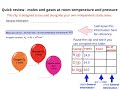 Gas Laws and Molar Calculations