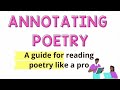Poetry Analysis Techniques