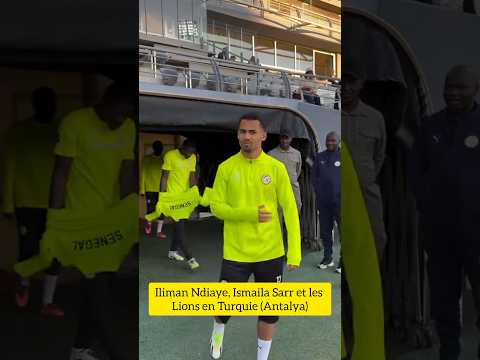 🇸🇳❤️ Iliman Ndiaye, Ismaila Sarr et les Lions du Sénégal en préparation (Kenya) #football #shorts