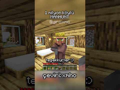 1 MİLYON KÖYLÜ İLE MANHUNT PART 4 / Orijinal video: @GroxMC #keşfet video bana ait değildir.