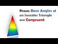 Triangle Congruence and Isosceles Properties