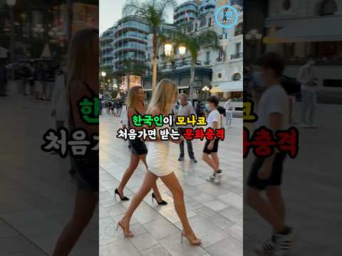한국인이 모나코 처음가면 받는 문화충격