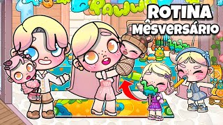 ROTINA MÊSVERSÁRIO DO BEBÊ 🍼💙 | AVATAR WORLD ROTINAS E HISTÓRIAS PAZU
