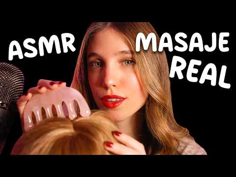 ASMR MASAJE CAPILAR REAL para DORMIR EN MINUTOS 💆🏼‍♀️✨🌙 (ROLEPLAY en ESPAÑOL)