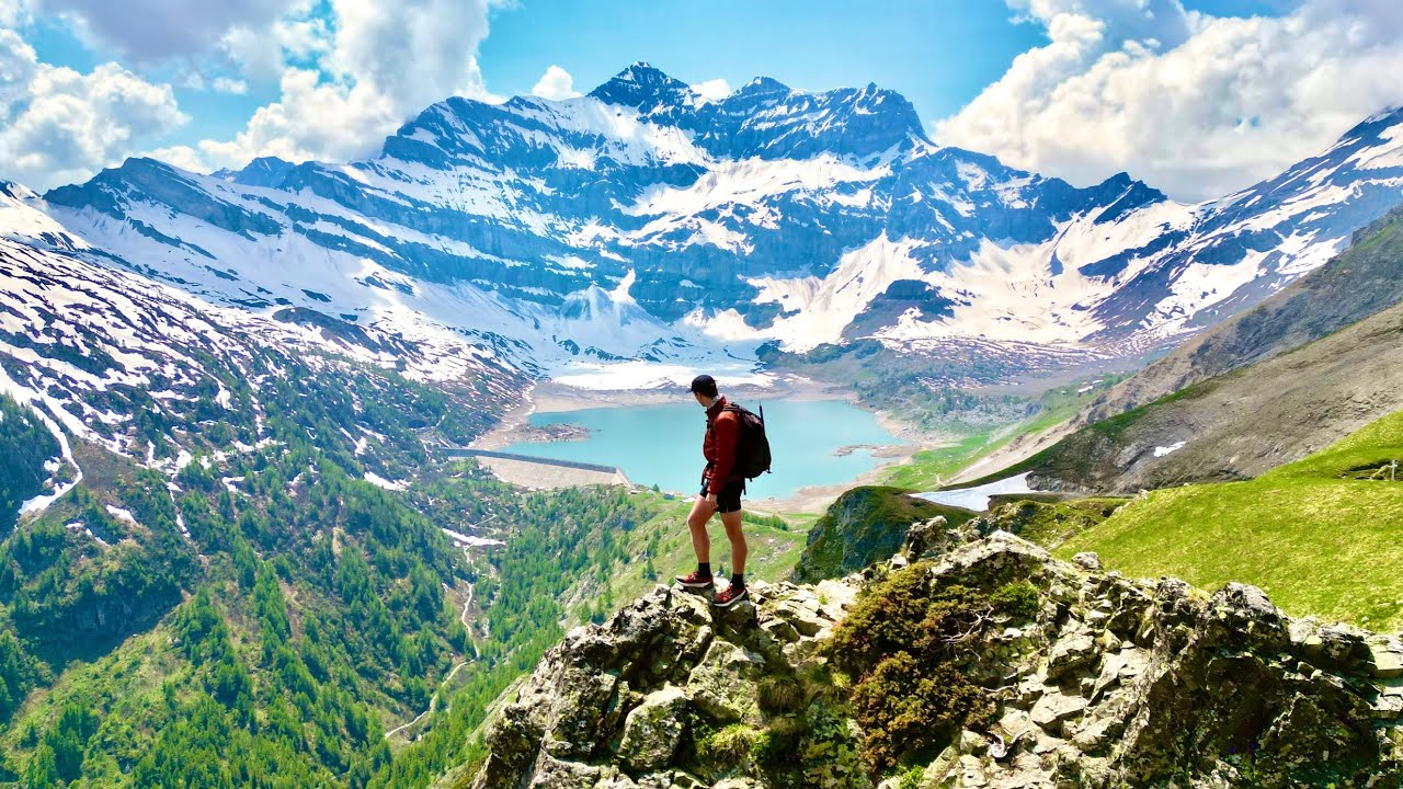 Hiking Grand Tour des Dents du Midi in Switzerland