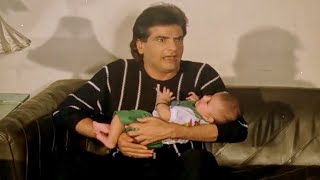 जीतेंद्र अपने रोते हुये बच्चे को चुप करना चाहा लेकिन नहीं कर पाया